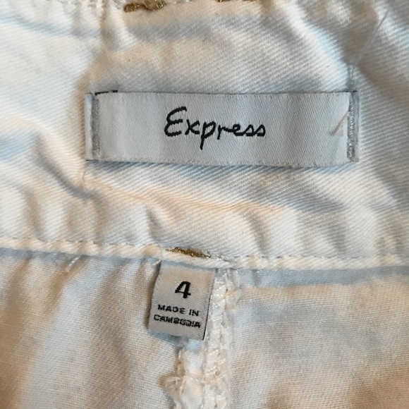 (Express) White Shorts - Picture 7 of 7
